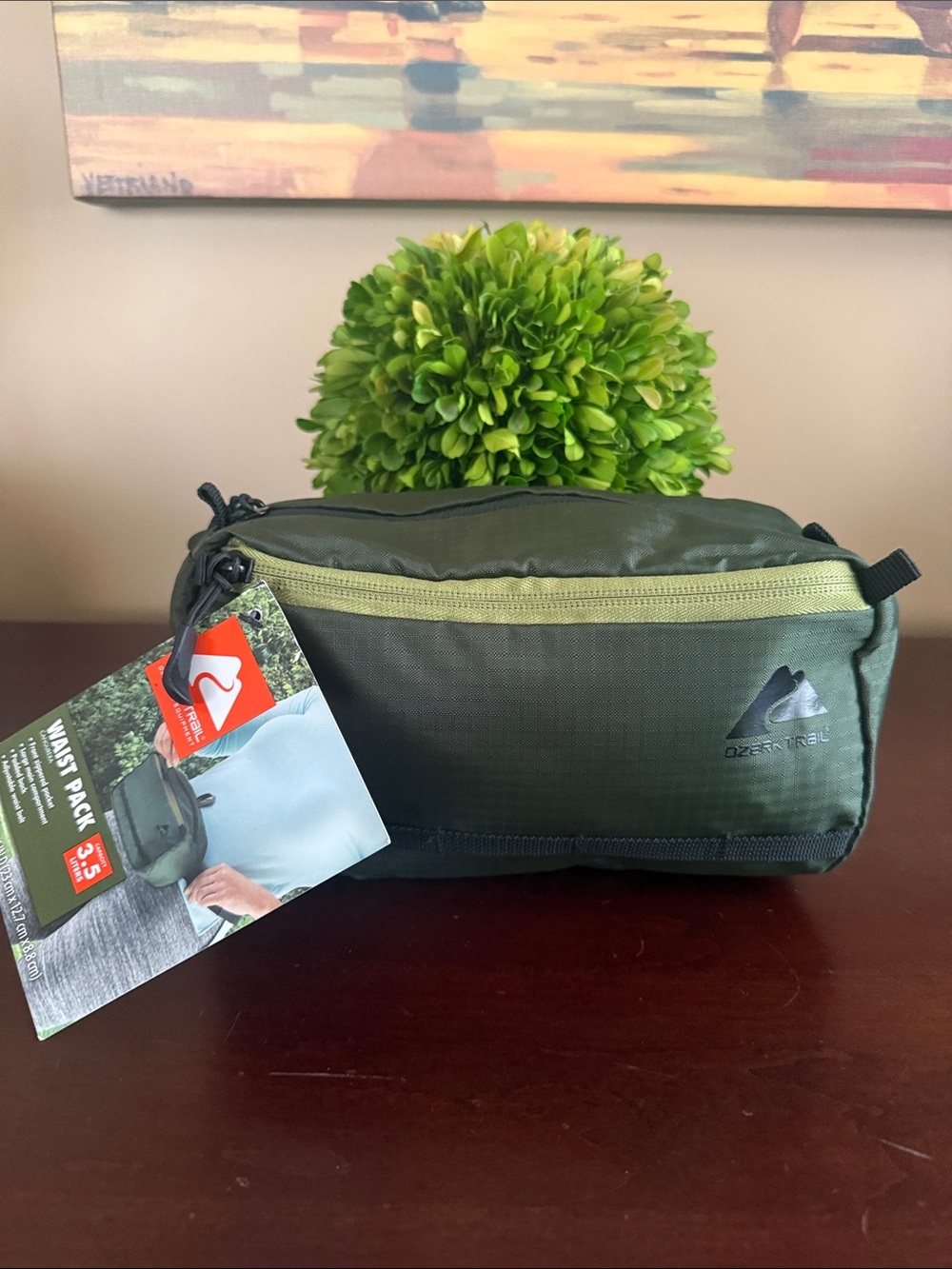 OZARK TRAIL Outdoor Equipment OLIVE GREEN WAIST PACK BAG 🌟NWT🌟 - Picture 2 of 16